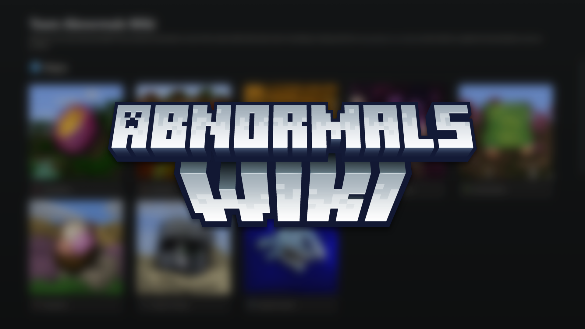 Team Abnormals Wiki now in Development!