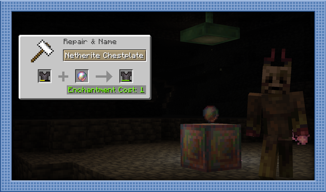 Zirconia in an Anvil, as well as its block